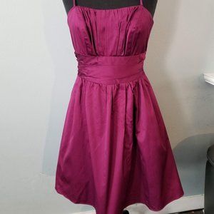 Fuscia A-line dress